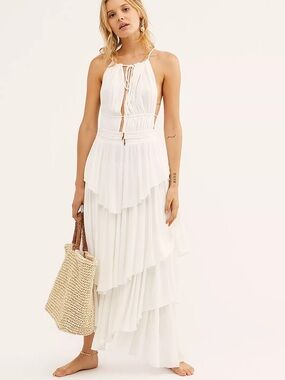 free people Drop Dead Beauty Maxi Dress in Lavender/Purple